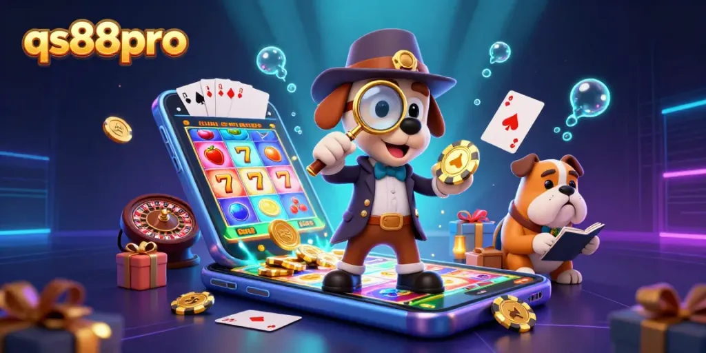 Join the action with qs88pro as the detective uncovers treasure in an engaging casino underworld.
