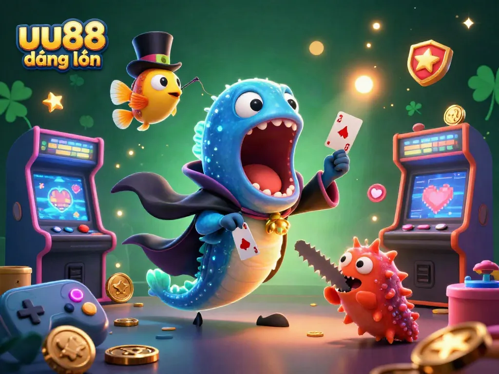 Engage in thrilling gameplay with uu88 đăng nhập featuring a magical underwater casino scene.