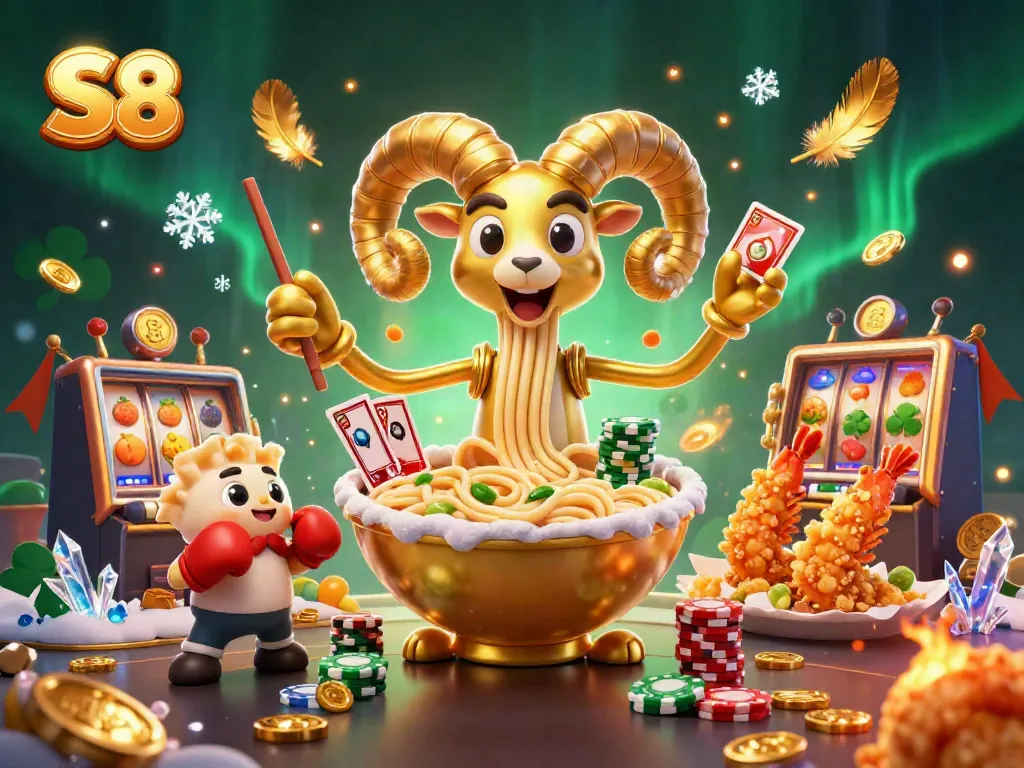 S8 offers exciting virtual casino gameplay featuring colorful characters and vibrant elements.