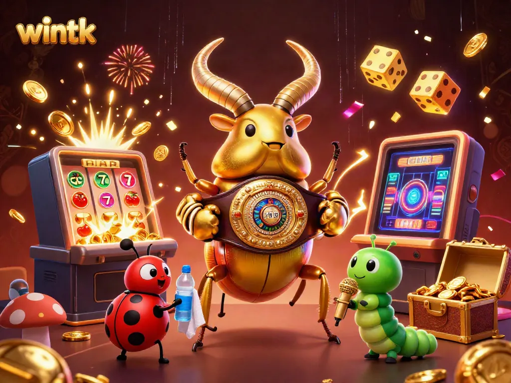 Experience thrilling gameplay with wintk in this vibrant casino showdown illustration.