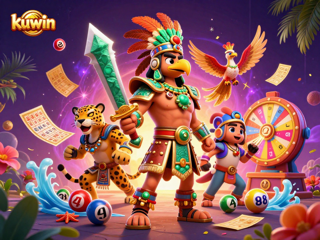 Experience kuwin's vibrant casino atmosphere with dynamic lottery and bingo elements.
