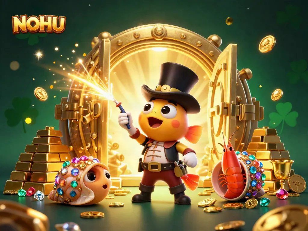 Experience big wins with NOHU's exciting casino adventures featuring captivating underwater characters.